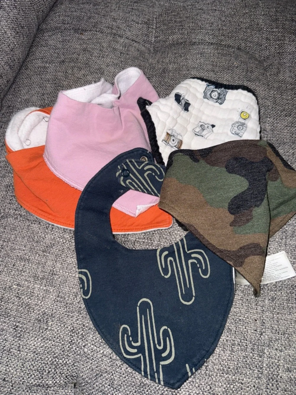 Parker baby, keababies, carters baby bandana bibs bundle of 5